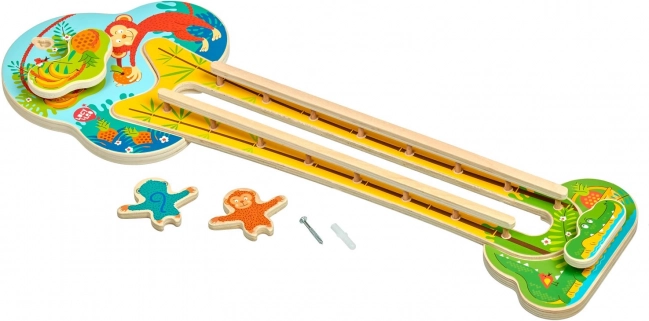 Lucy & Leo Schlaue Äffchen – hölzernes Wandspielzeug
