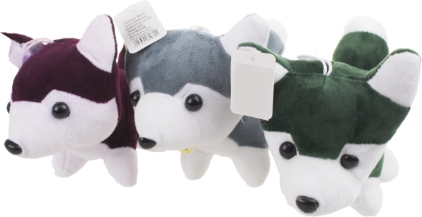 Plüsch-Fuchs Kuscheltier Grau