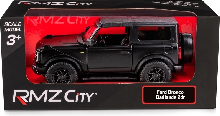 Metallmodellauto Ford Bronco Badlands 2023 1:32/39 matt schwarz