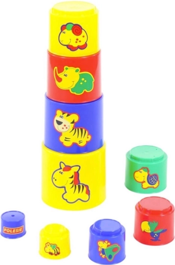 Bunte Farben und niedliche Tiermotive