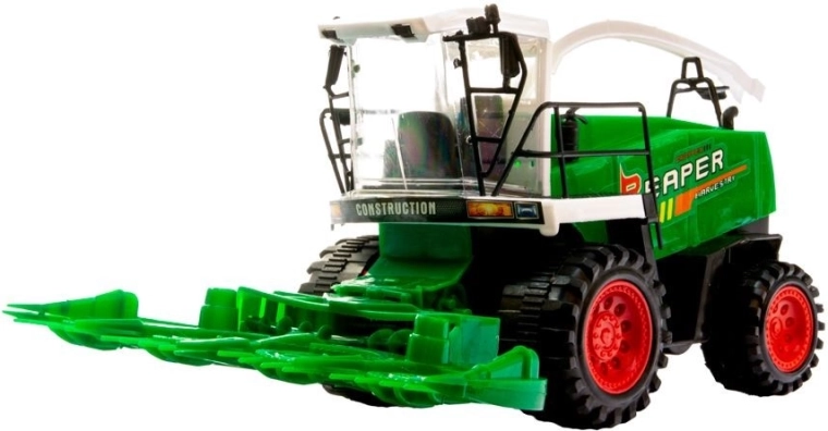 Realistische Details der Erntemaschine