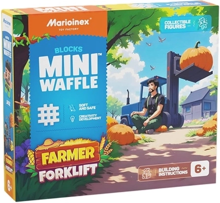 50 flexible Mini-Waffle-Teile und Schritt-für-Schritt-Anleitung