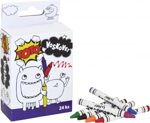 TOTO Wachsmalstifte 24 Stück