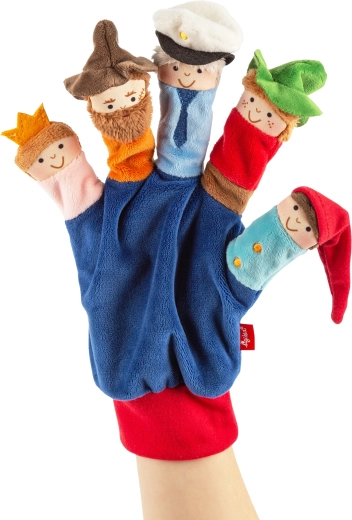 Sigikid Plüsch-Handpuppe als Handschuh – Polizist