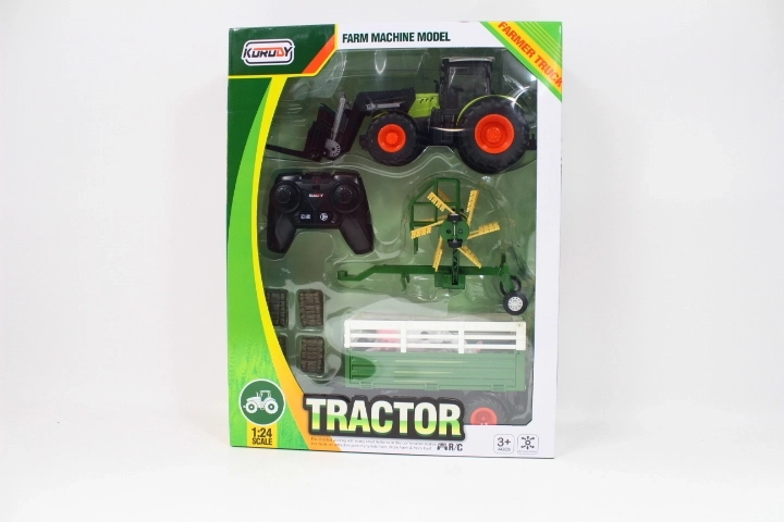 Dromader ferngesteuerter Traktor mit Anhänger