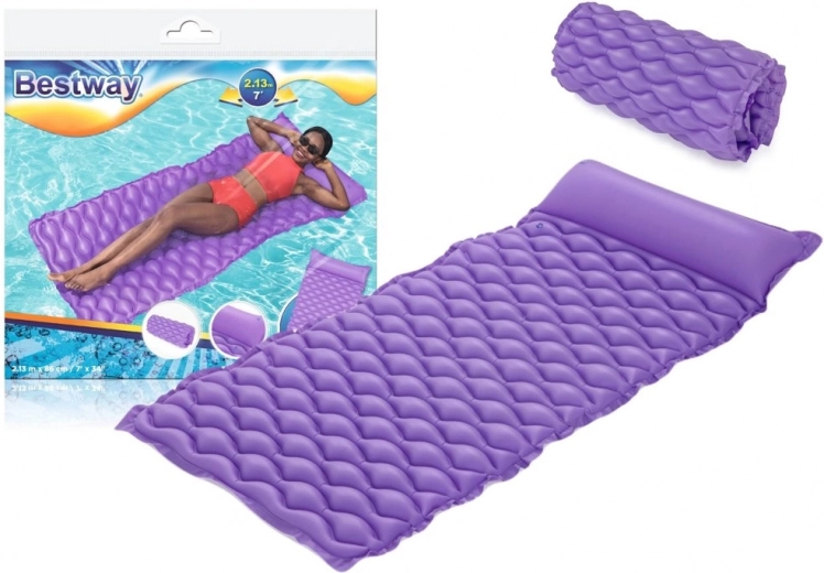 Aufblasbare Strandliege 213 × 86 cm Bestway – Violett