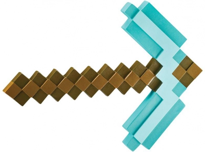 Plastische Minecraft-Spitzhacke 42 cm