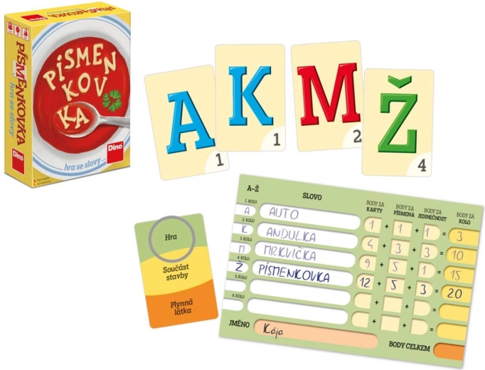 Písmenkovka – Reisespiel mit Wörtern