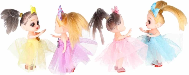 Bunte Kleider und Schleifen