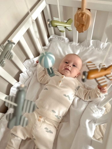 Sanfte Bewegung zur Beruhigung des Babys