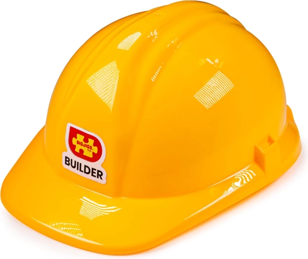 BIGJIGS TOYS Bauhelm für Kinder