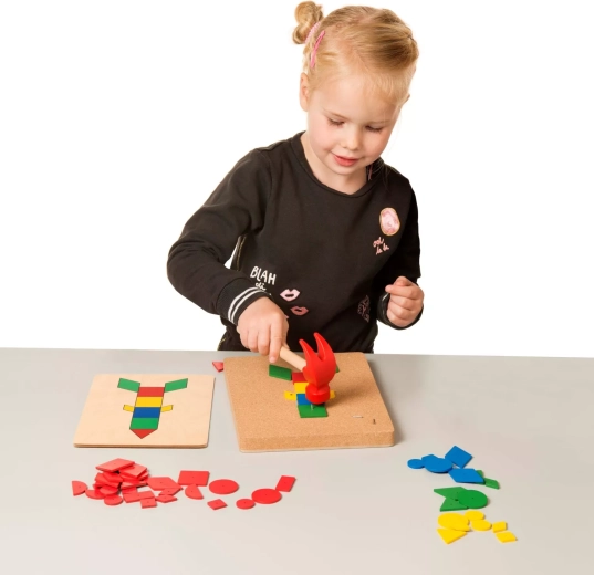 Bunte Formen zum spielerischen Lernen