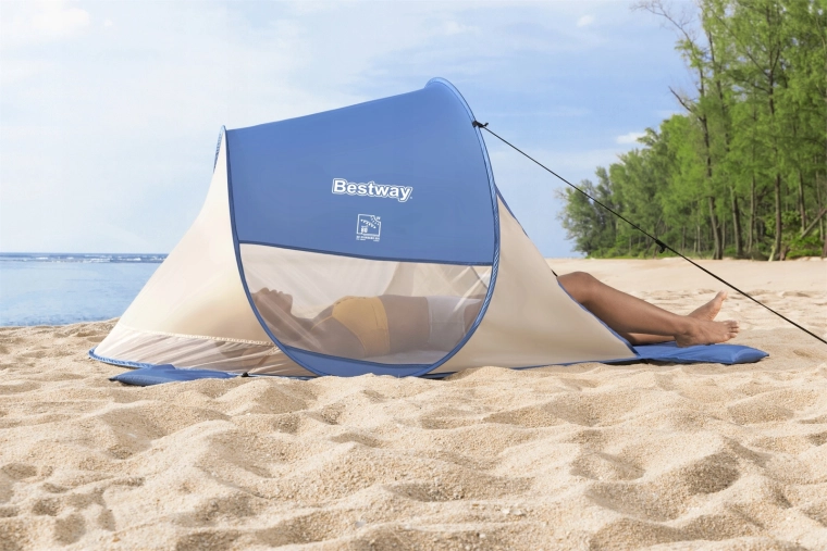 Stabilität und Belüftung am Strand