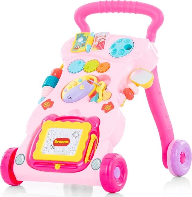 Interaktiver Lauflernwagen Funny – Pink