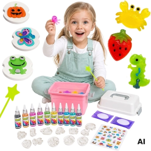 WOOPIE Kreativset Magische Wasserwelt zur Herstellung von Gel-Figuren