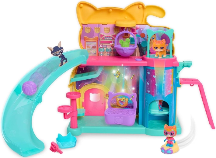 Disney Junior Super Kitties Spielset Purr'n'Play mit Figuren