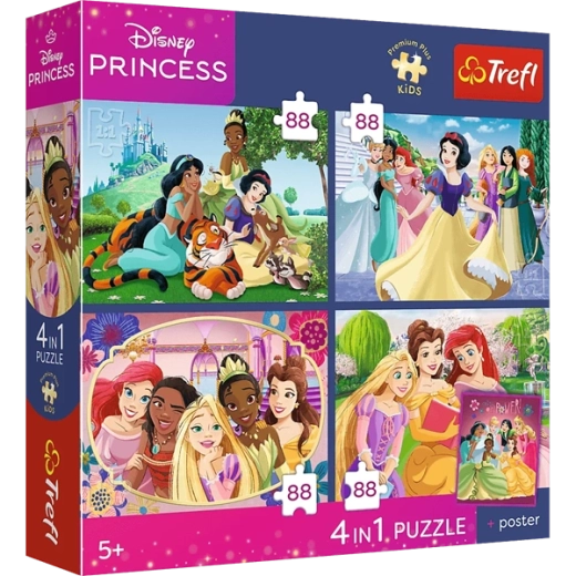 4 Puzzle in einer Packung