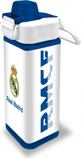 Quadratische Trinkflasche 500 ml PP Real Madrid