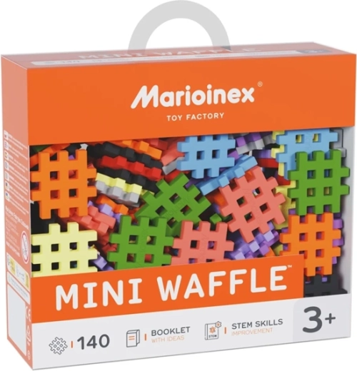 140 Mini-Waffle-Teile für endlose Kombinationen