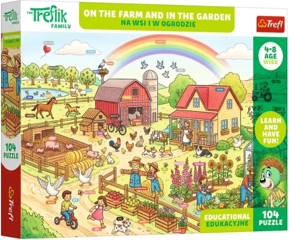 Kinderpuzzle Edu 104 Teile Na wsi i w ogrodzie