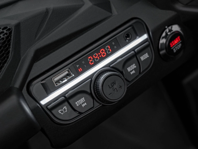 Multimedia-Panel mit Bluetooth und LED-Lichtern