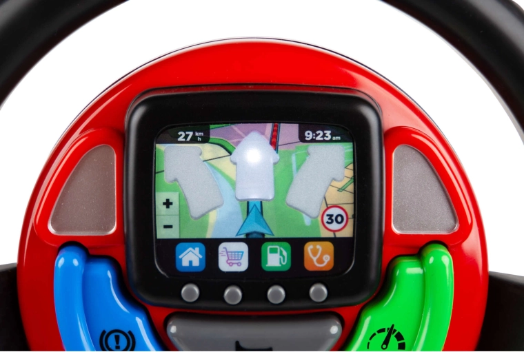 Simulierte Navigation für kleine Fahrer
