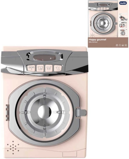 Kinder-Spielzeug-Waschmaschine (Automatik) batteriebetrieben mit Licht und Sound – 1 Stück