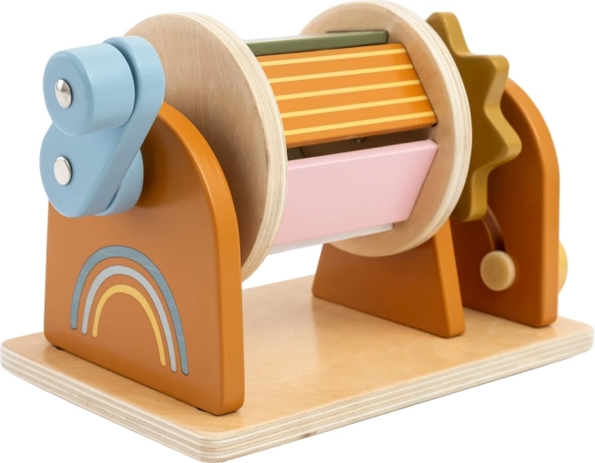 Hochwertige Holzverarbeitung in Pastellfarben