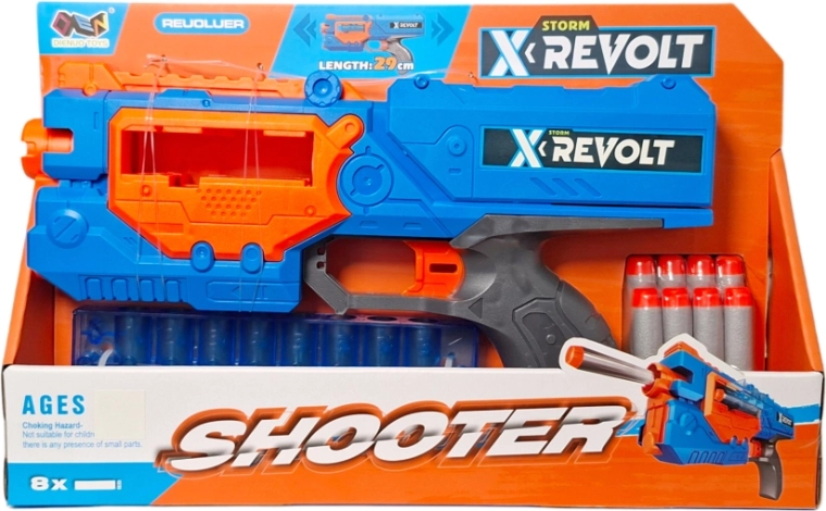 Schaumstoff-Dartpistole mit Munition