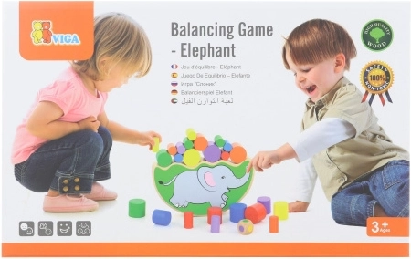 Holz-Balance-Spiel Elefant