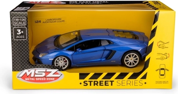 MSZ Lamborghini Aventador Coupé im Maßstab 1:24, blau