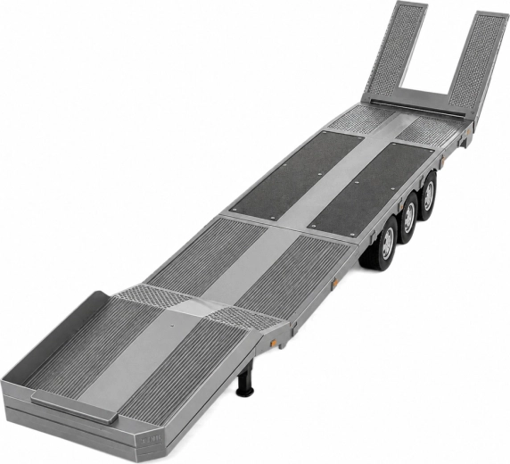 Robuste Metall-Ladefläche und 3-Achs-Stabilität