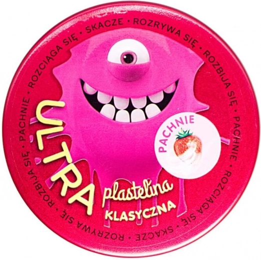Ultragummi-Duftknete rosa mit Erdbeerduft