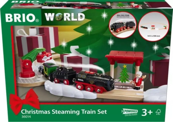 Weihnachtliches Dampfzug-Set BRIO