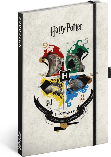 NOTIQUE Notizbuch HARRY POTTER, liniert, 13 × 21 cm