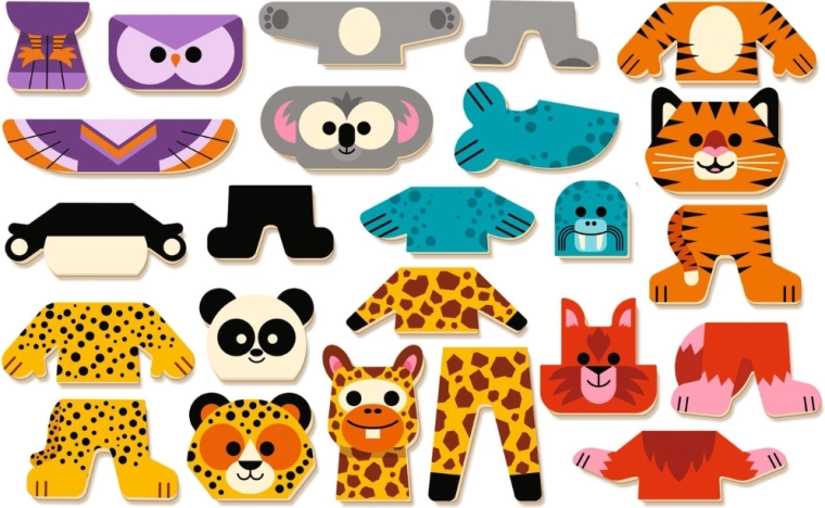 Kreatives Zusammensetzen von Tieren ohne Grenzen