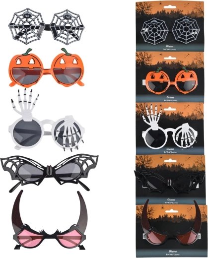 Karnevalsbrille Halloween – Mix aus 5 Designs