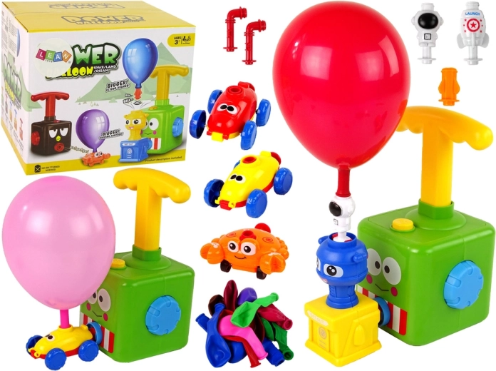 Ballon-Startautos – aerodynamisches STEM-Spielzeug ohne Batterien