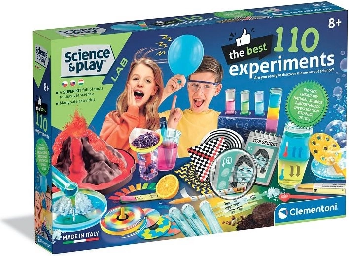 Clementoni Science & Play Labor – 100 wissenschaftliche Experimente für Kinder