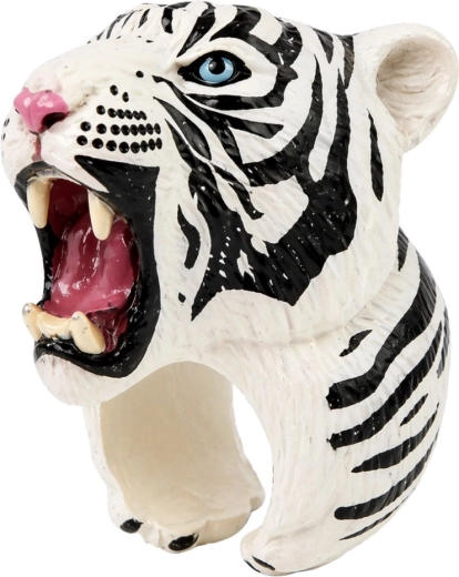 Auffälliges Motiv eines weißen Tigers