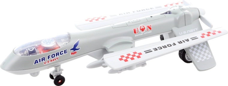 Lichter und Fluggeräusche