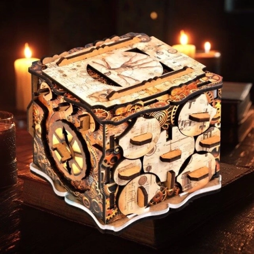 Dekoratives Light-Design mit feiner Gravur