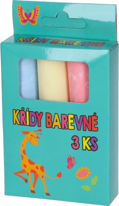 Bunte Gehwegkreiden