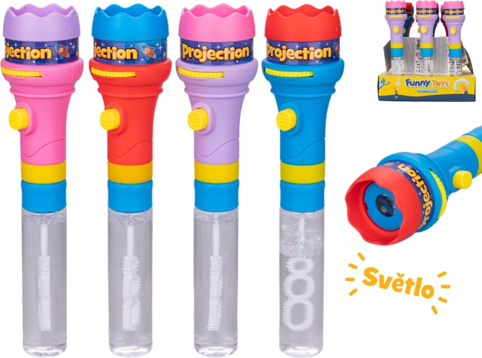 Seifenblasen-Spielzeug mit Projektor – 2-in-1 Kinderspielzeug