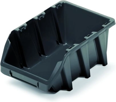 Kunststoff-Aufbewahrungsbox BINEER LONG, schwarz, 160 × 98 × 70 mm