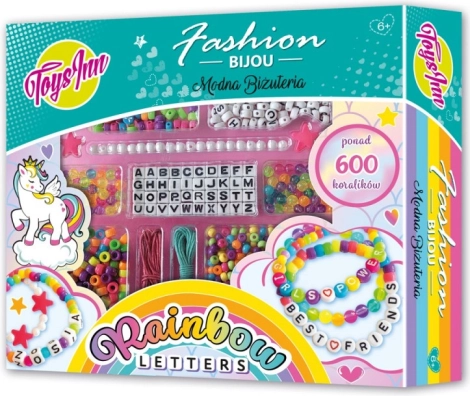 Rainbow Letters Perlen-Set mit Buchstaben