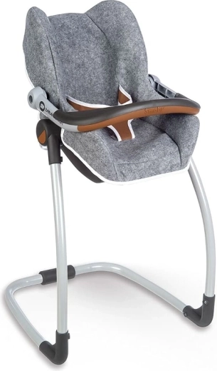 Fütterstuhl mit Tablett für „kleine Eltern“