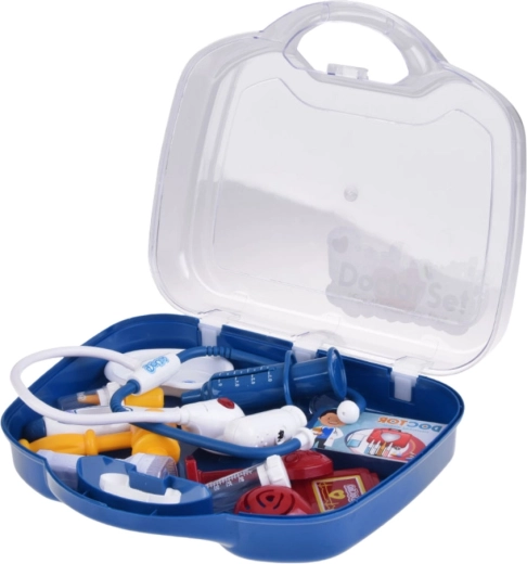 Alles übersichtlich im tragbaren Koffer