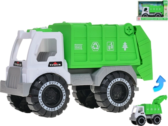 Müllwagen 21,5 cm mit Freilauf