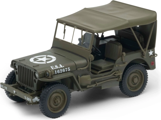 Welly Jeep Willys Mb (1941) 1:18 Mit Dach